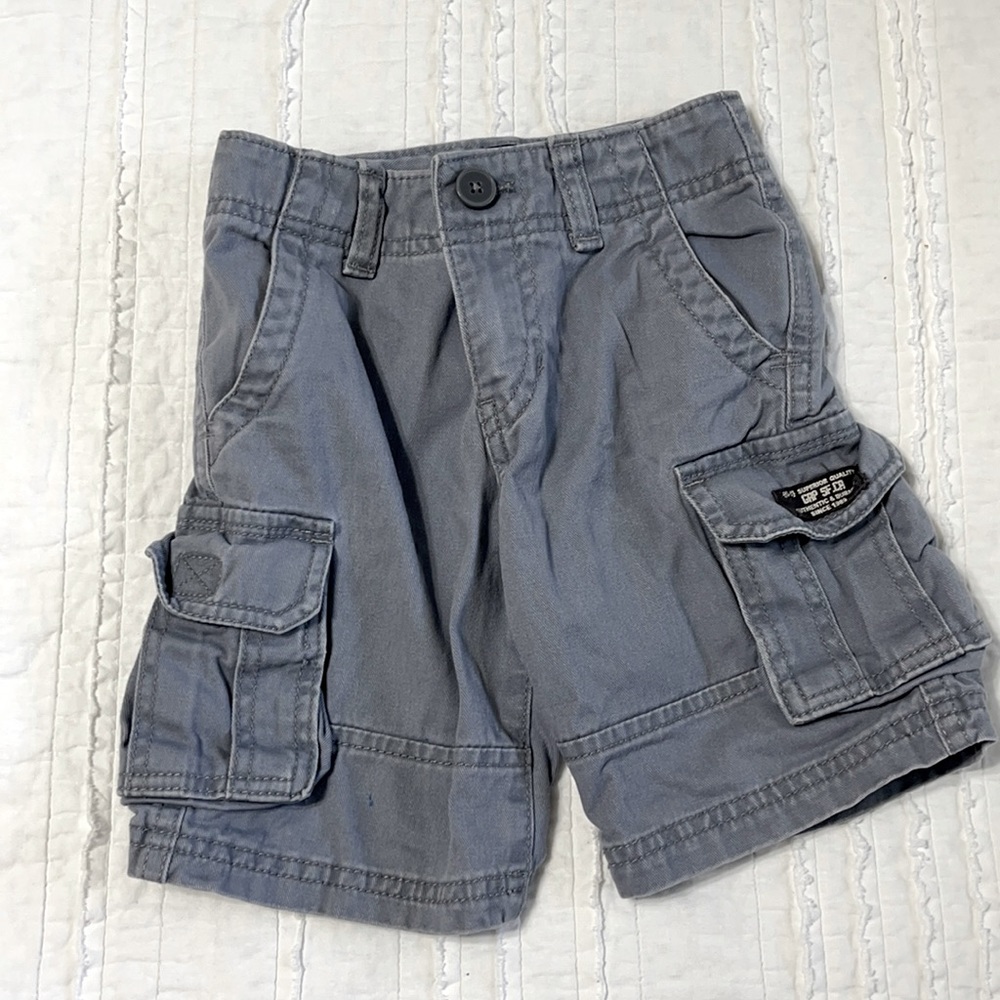 Boys’ Cargo Shorts Gray 2T